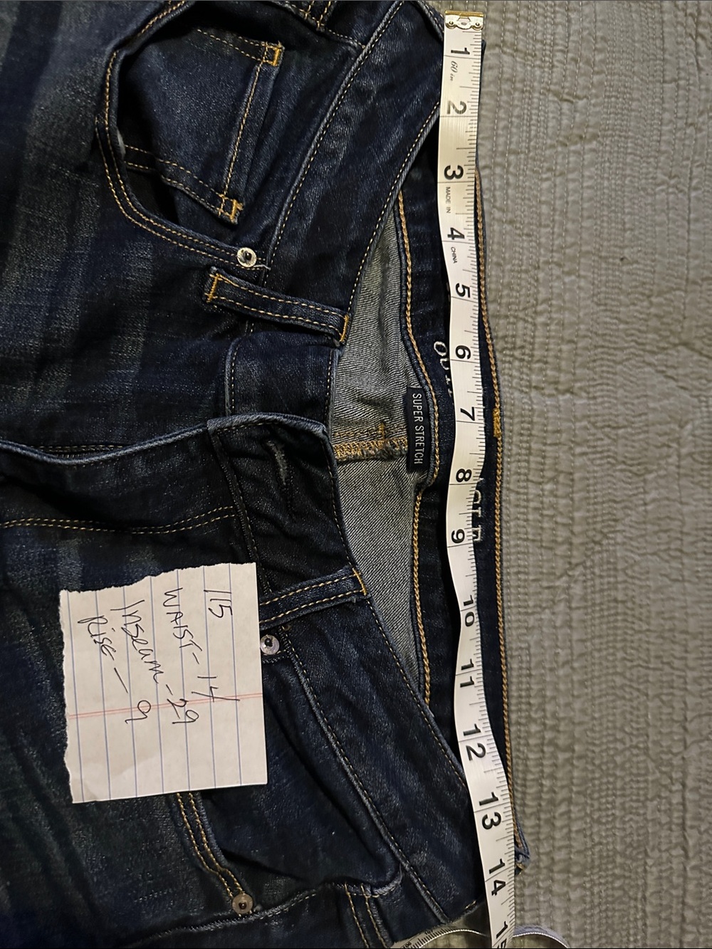 American Eagle Outfitters Dark Indigo Slim Jeans - Picture 6 of 9